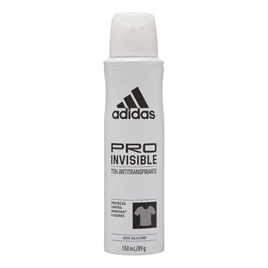 DES ADIDAS AERO FEM 150ML INVISIBLE PERFORMANCE SEM MANCHAS