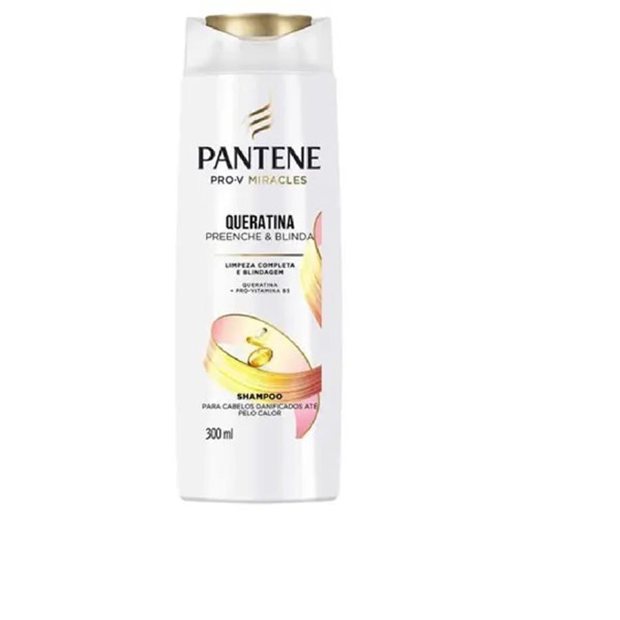 Shampoo Pantene Queratina Pró-V Miracles Preenche & Blinda 300ml