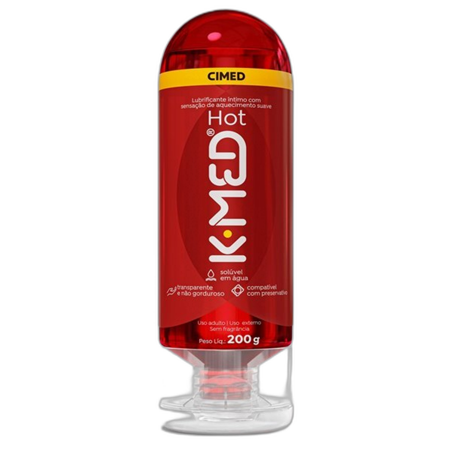 Gel Lubrificante Íntimo K-Med Hot 200g