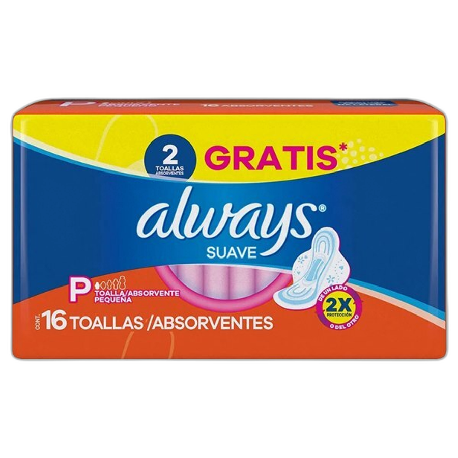 Absorvente Always Dia Ultra Suave com Abas Fluxo Médio 16 Unidades