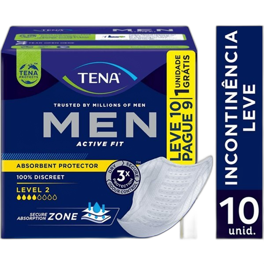 ABS.TENA MEN ACTIVE FIT LEVEL-2 C/10UN