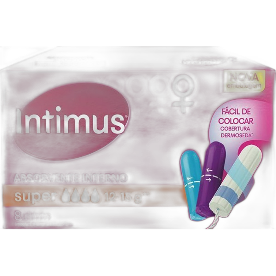Absorvente Interno Intimus® Discreto Super 8 Unidades