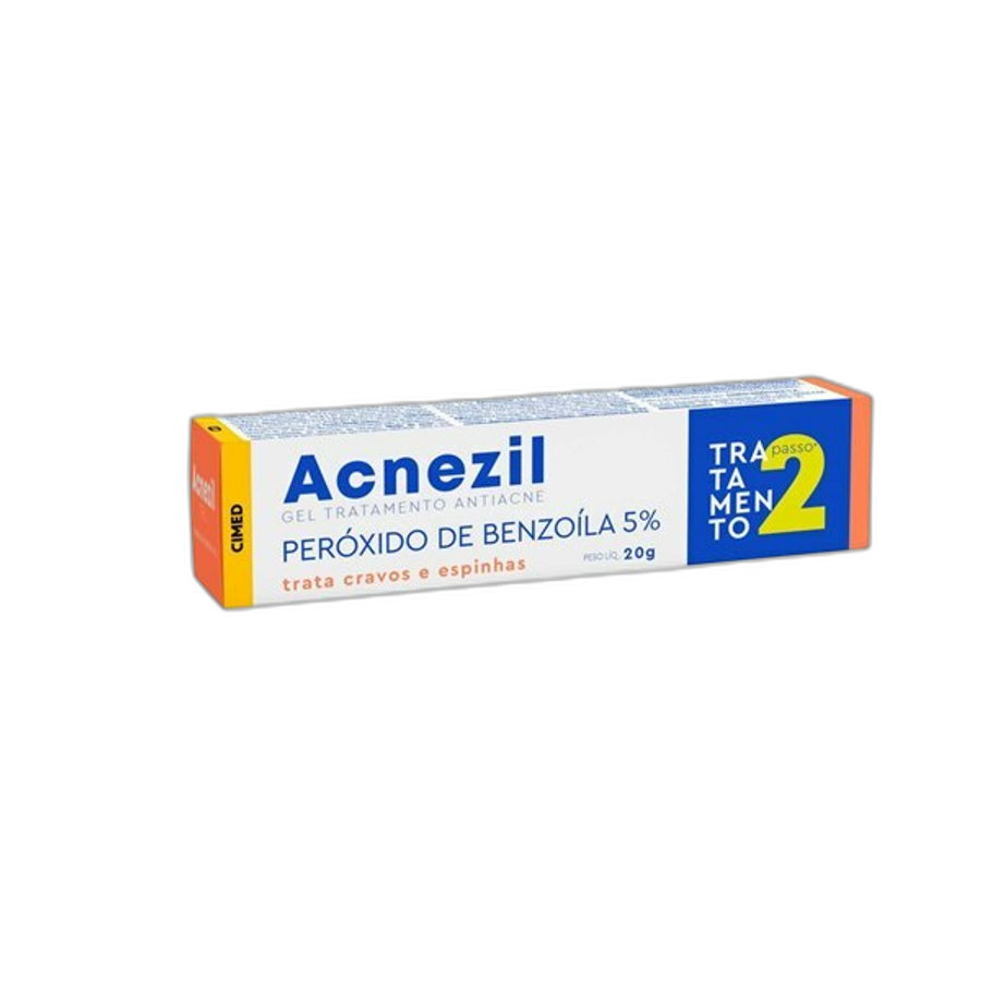 Anti Acne Acnezil Cimed Peróxido Benzoila 5% Gel 20g