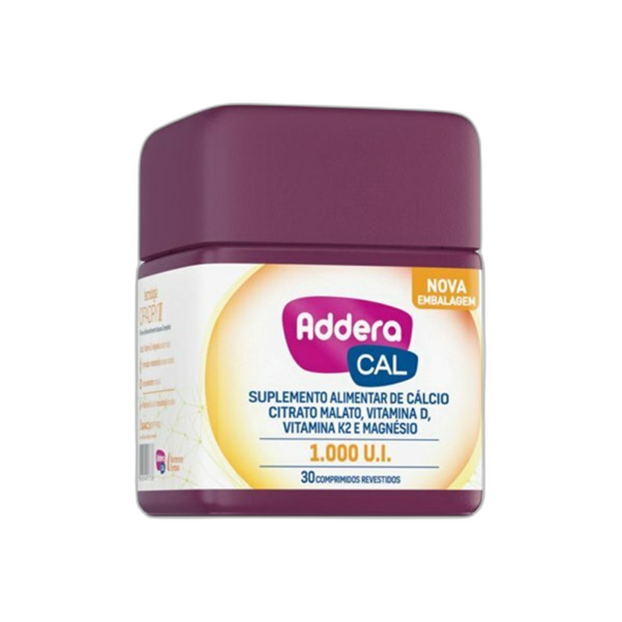 Vitamina D Addera + Cálcio 1.000ui 30 Comprimidos