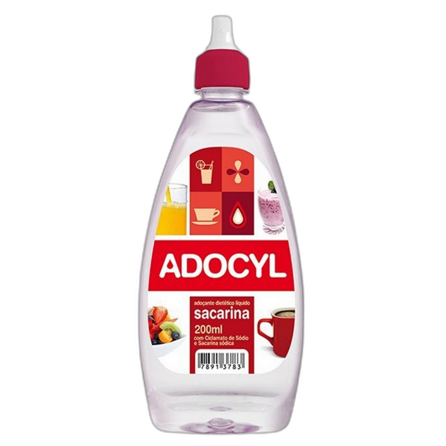 Adoçante Dietético Líquido Adocyl Sacarina 200ml