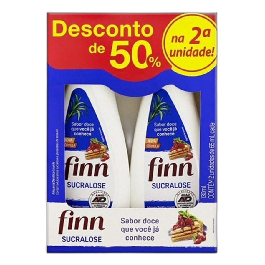 KIT ADOÇANTE FINN SUCRALOSE 50% C/2UND