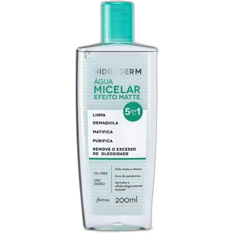 Água Micelar Hidraderm Matte 200ml