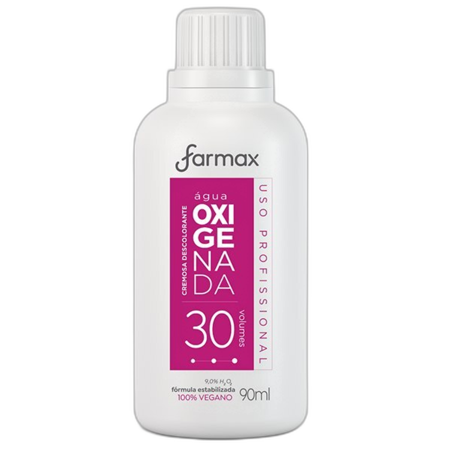 Água Oxigenada Farmax Cremosa 90ml Vol. 30