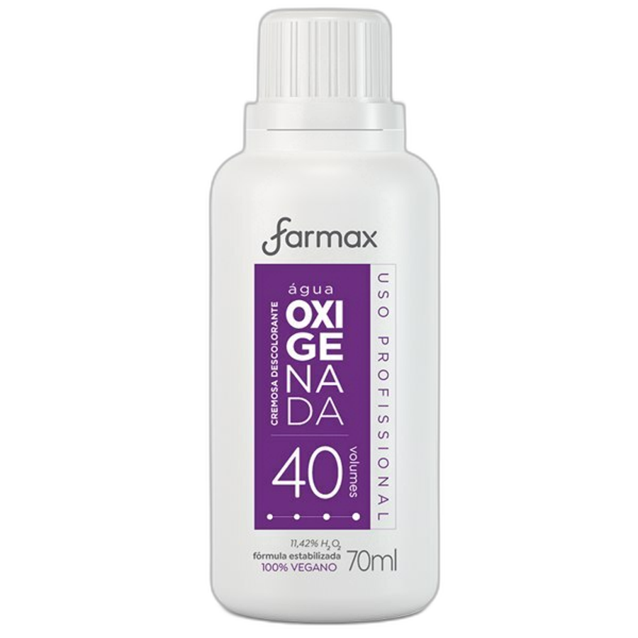 Agua Oxig.cremosa 40vol 70ml Farmax