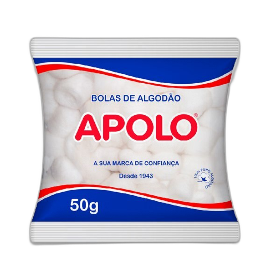 Bolas de Algodão Apolo 50g