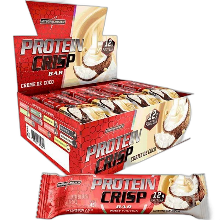 BARRA PROTEINA CRISP CREME DE COCO 45G