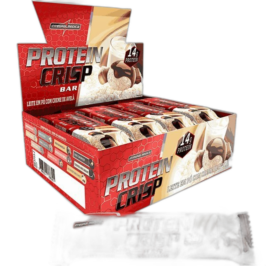 BARRA PROTEIN CRISP BAR 45G CREME DE AVEL