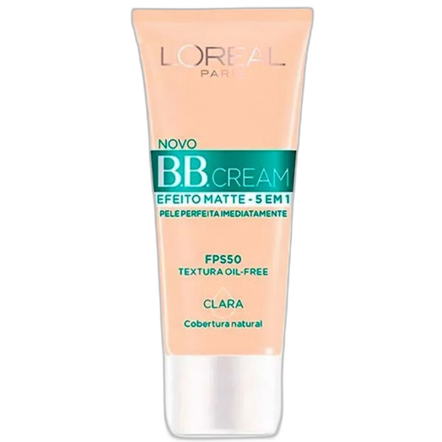 Base Bb Cream L'oréal Paris Efeito Matte Cor Clara FPS50 30ml