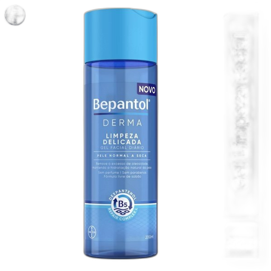 BEPANTOL DERMA GEL FACIAL 200ML LIMPEZA DELICADA