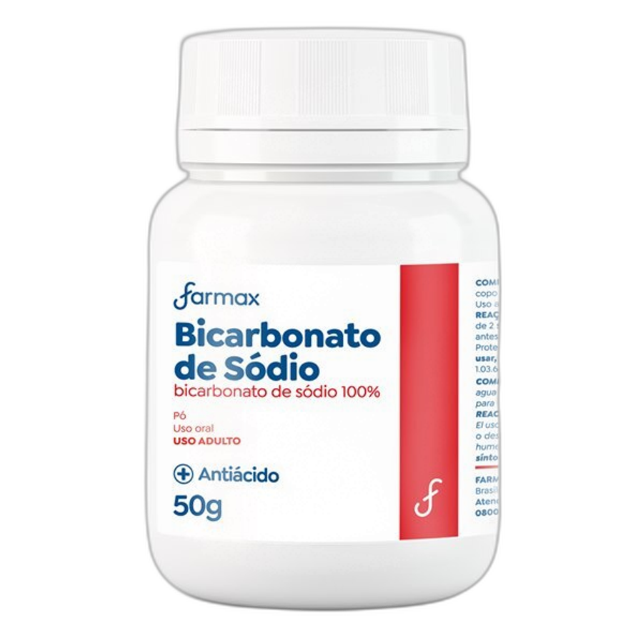 Bicarbonato de Sodio 50g Farmax