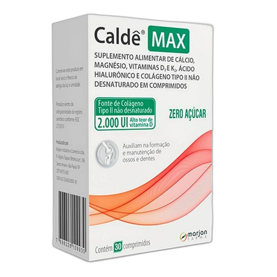 Suplemento Alimentar Caldê Max 2000ui Marjan 30 Comprimidos