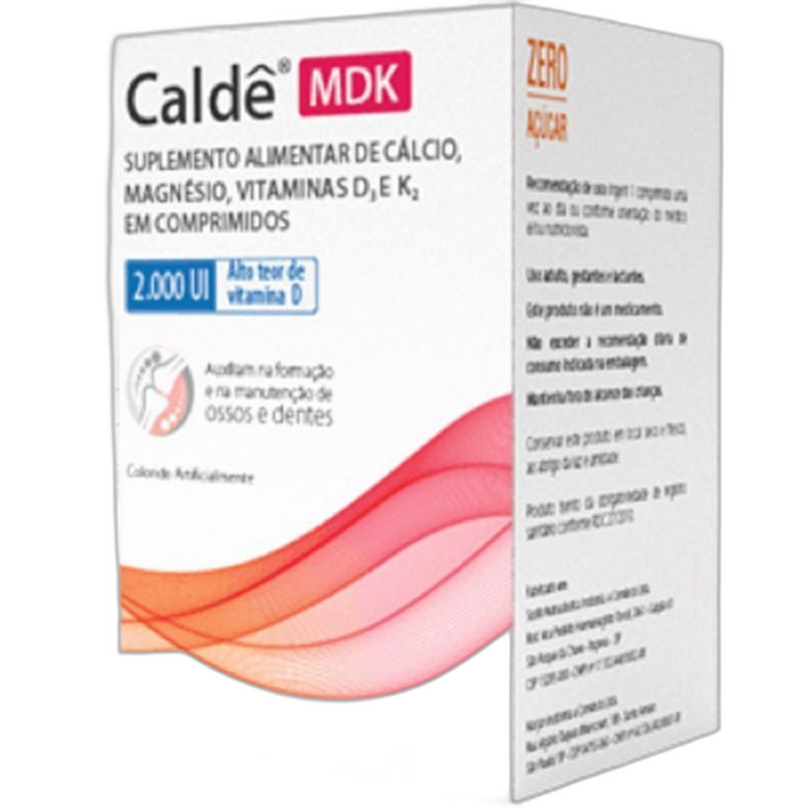 Suplemento Alimentar Caldê Mdk 2000ui Marjan 60 Comprimidos Revestidos.