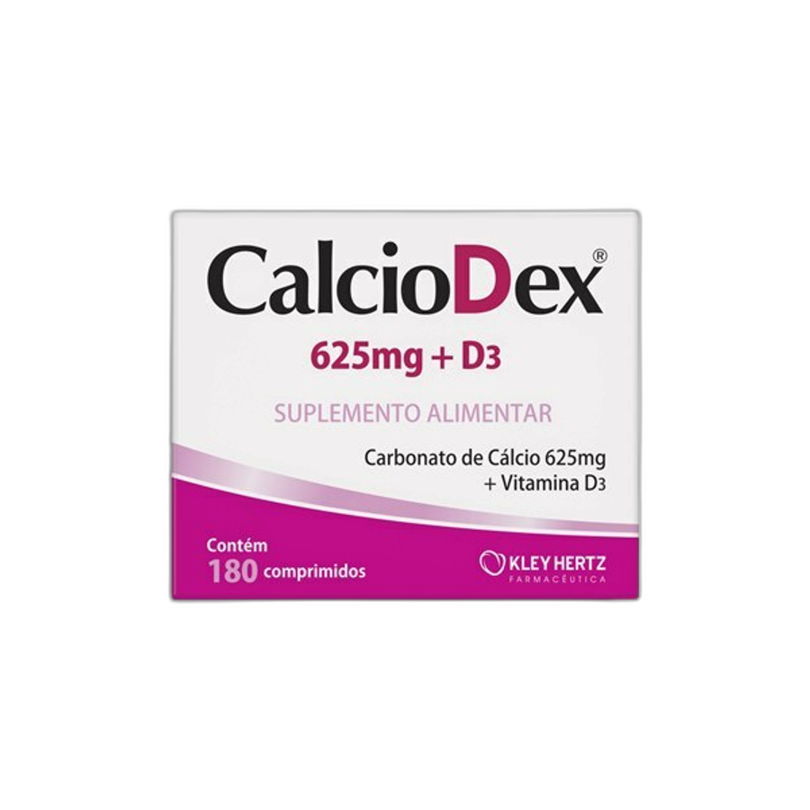 Calciodex 625mg+d 180 Comprimidos Kley Hertz