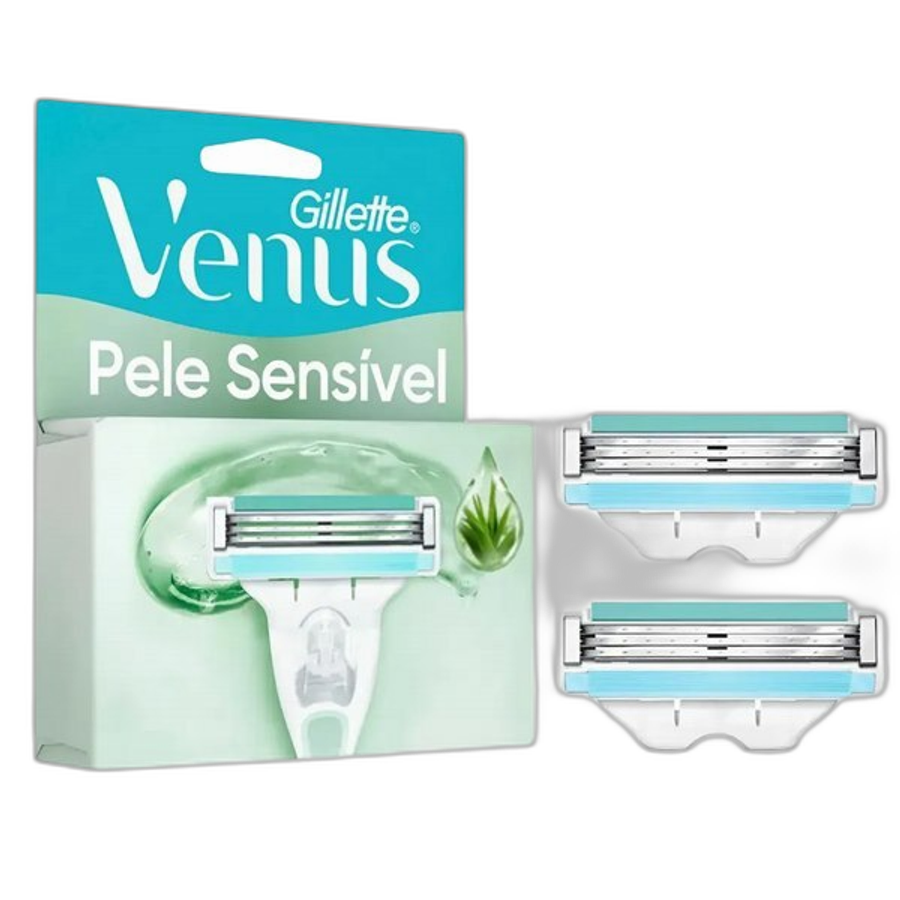CARGA VENUS 3 PELE SENSIVEL C/2UND