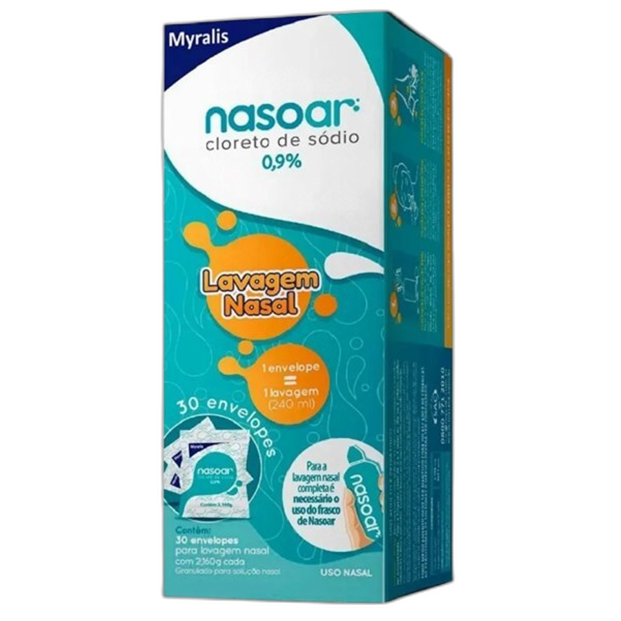 Descongestionante Nasal Nasoar Refil 30 Envelopes