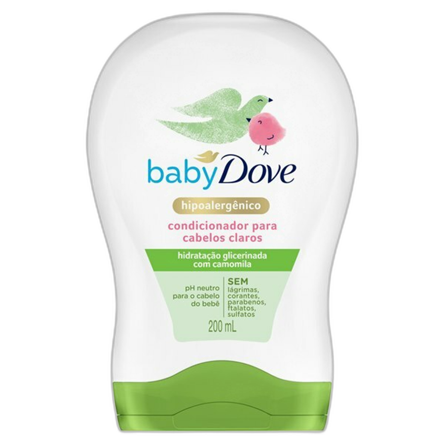 Condicionador Dove Baby Hidratação Enriquecida Cabelos Claros 200ml