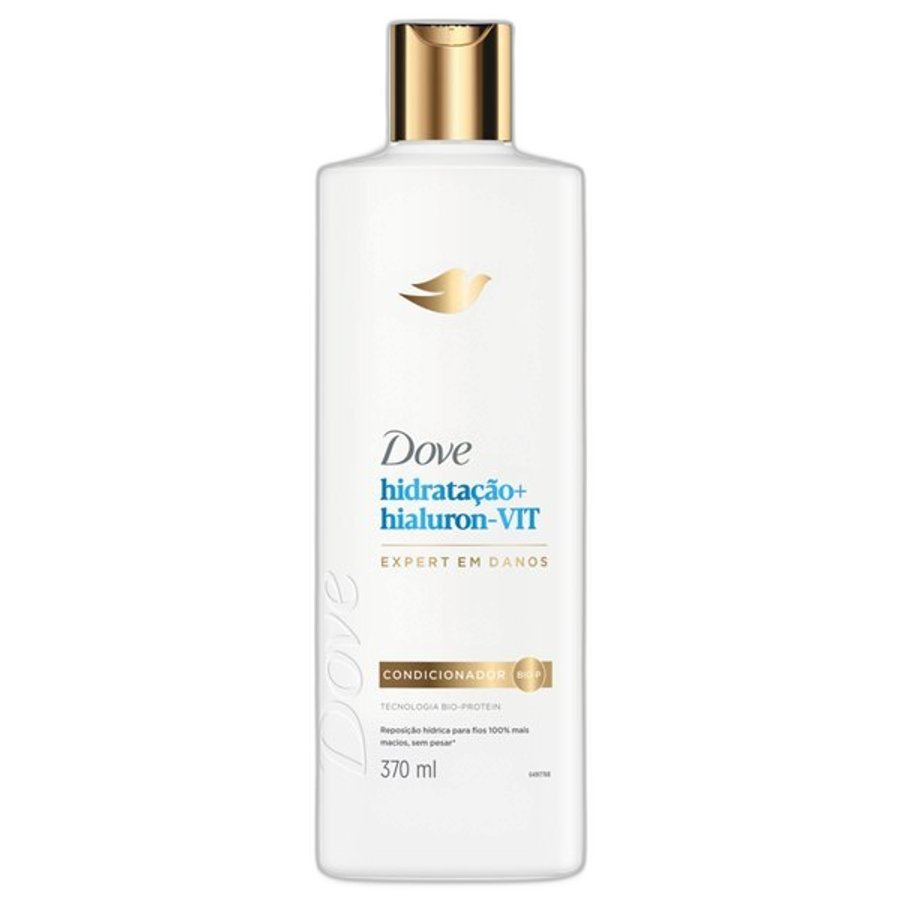 Condicionador Dove Hidratação + Hialuron-Vit Frasco 370ml