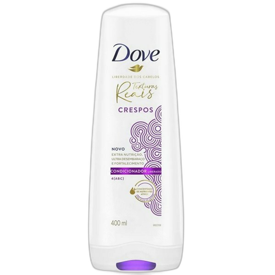 Condicionador Dove Texturas Reais Cabelos Crespos 400ml