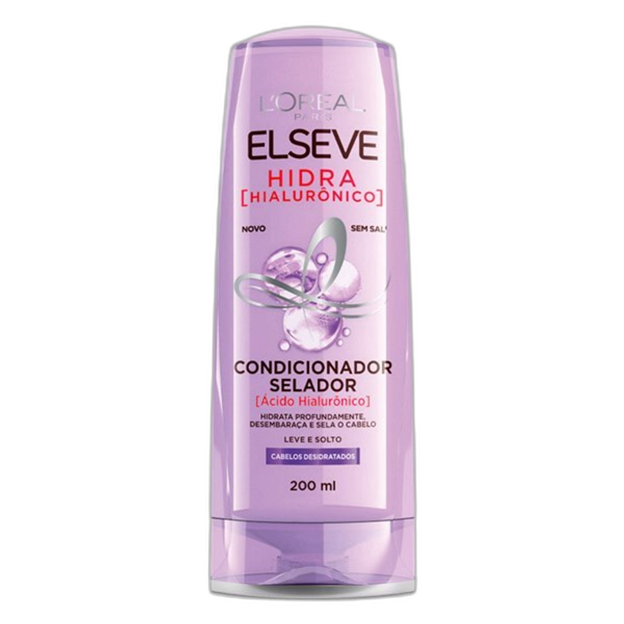Condicionador Elseve L'oréal Paris Selador Hidra Hialurônico, 200ml