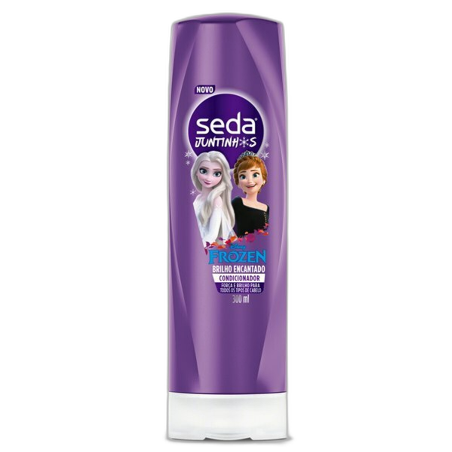 Condicionador Infantil Seda Juntinhos Frozen Brilho Encantado 300ml