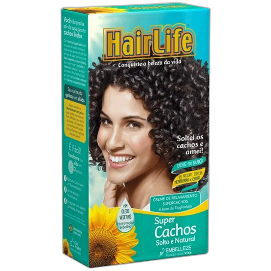 Creme Alisante Hairlife Super Cachos