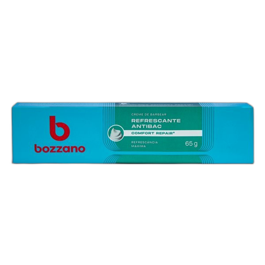 Creme de Barbear Bozzano Refrescante e Antibac 65g
