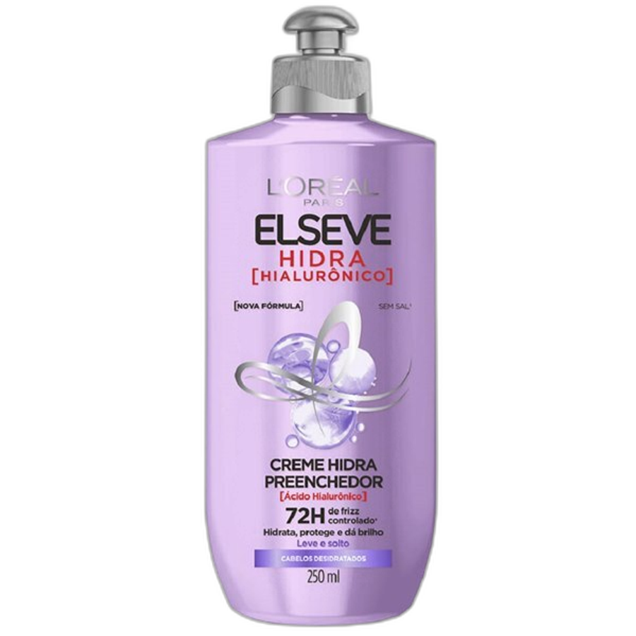 Creme para Pentear Elseve L'oréal Paris Preenchedor Hidra Hialurônico 250ml