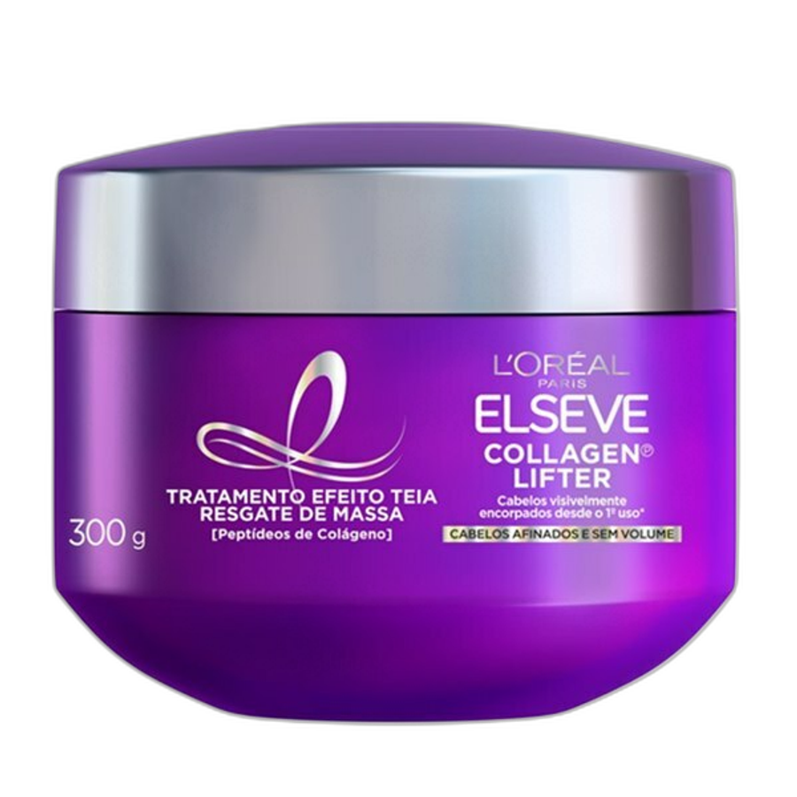 Máscara de Tratamento Efeito Teia Elseve Collagen Lifter 300g