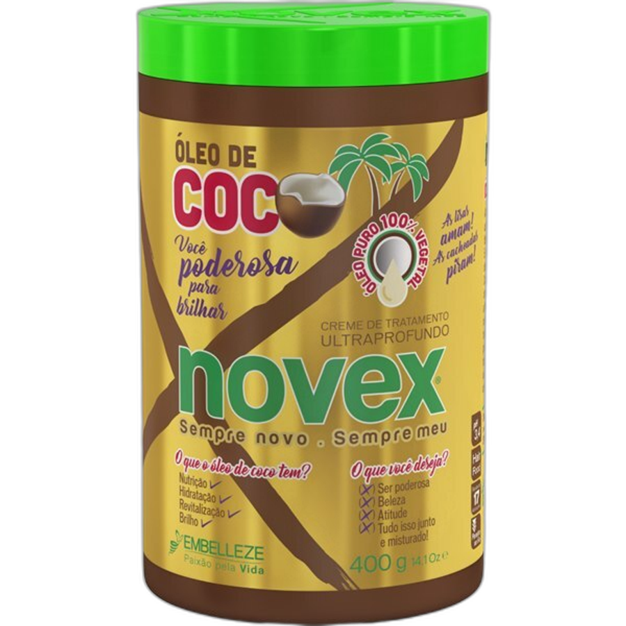 Creme de Tratamento Novex Óleo de Coco 400g