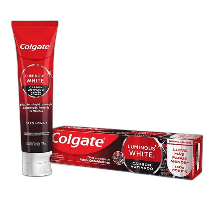 CR DEN COLGATE LUMINOUS WHITE 140G CARVAO