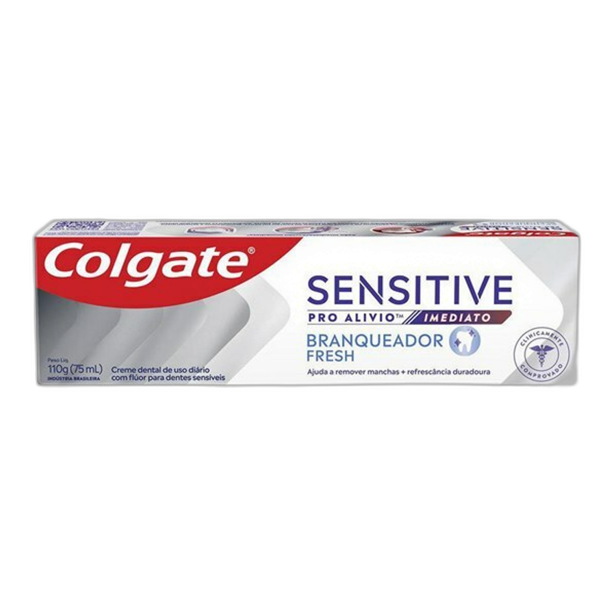 Creme Dental Colgate Sensitive Pro-Alívio Real White 110g