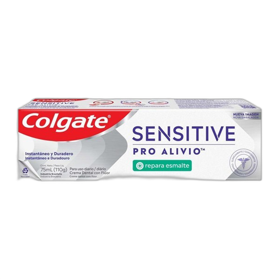 Pasta de Dente Colgate Sensitive Pro-Alívio Repara Esmalte com 110g