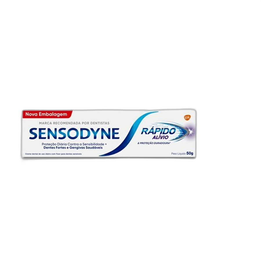 Pasta de Dente Sensodyne Rápido Alívio Dentes Sensíveis 50g