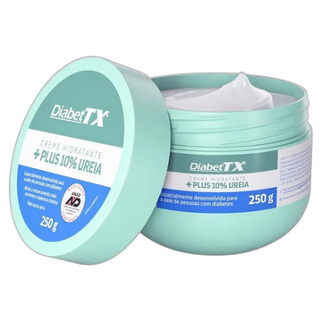 Creme Hidratante Plus Diabettx 10% Uréia Alivia o Ressecamentextremo e Aspereza Intensa 250g