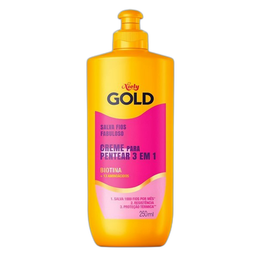 Creme de Pentear Niely Gold Salva Fios 250ml