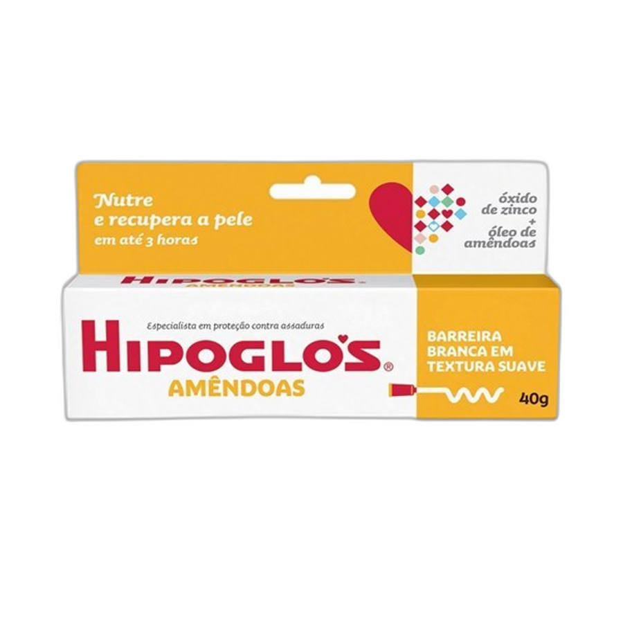 Creme Preventivo de Assaduras Hipoglos Amêndoas 40g