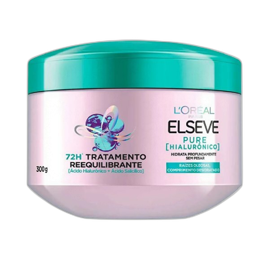 Creme de Tratamento Capilar L'oréal Paris Elseve Pure Hialurônico 300g