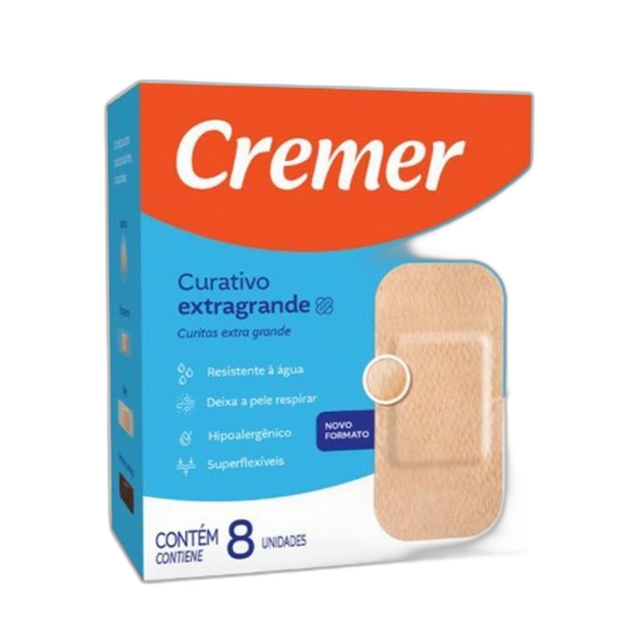 Curativo Cremer Extra Grande Xxg 8 Unidades