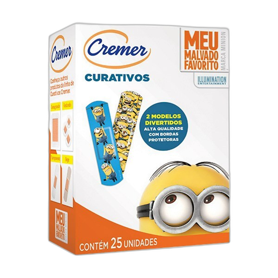 CURATIVO CREMER 25UN KIDS MINIONS