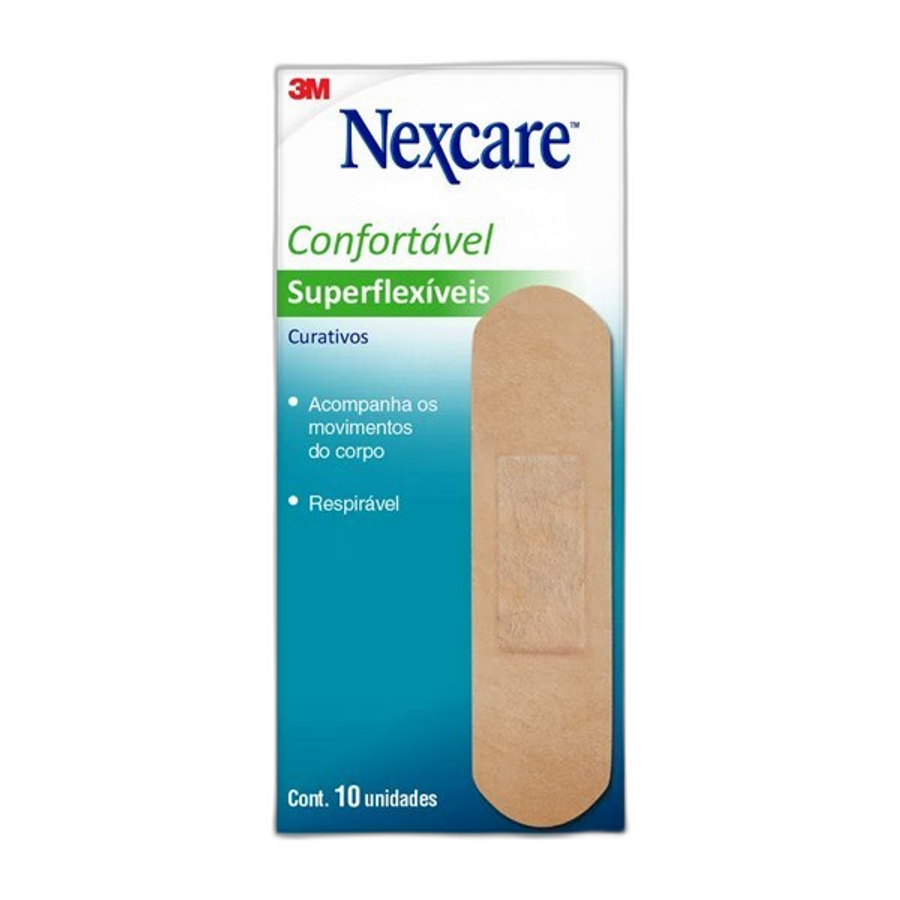 Curativos Superflexíveis Nexcare 10 Unidades