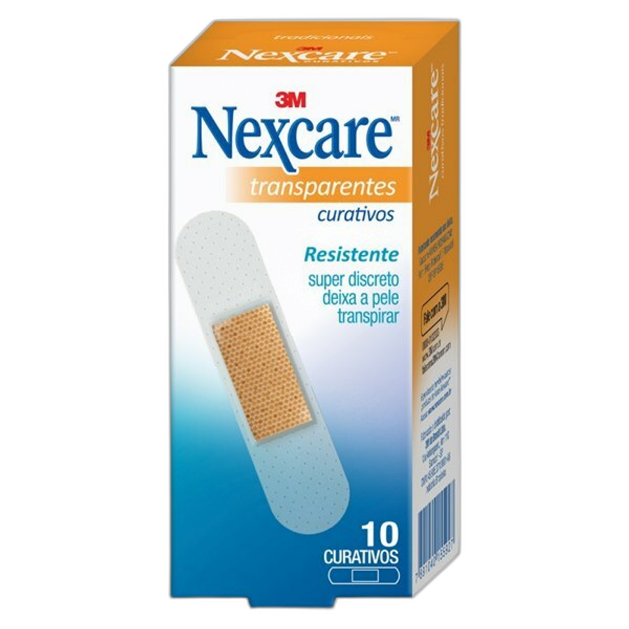 Curativo Nexcare 3m Transparente 10 Unidades