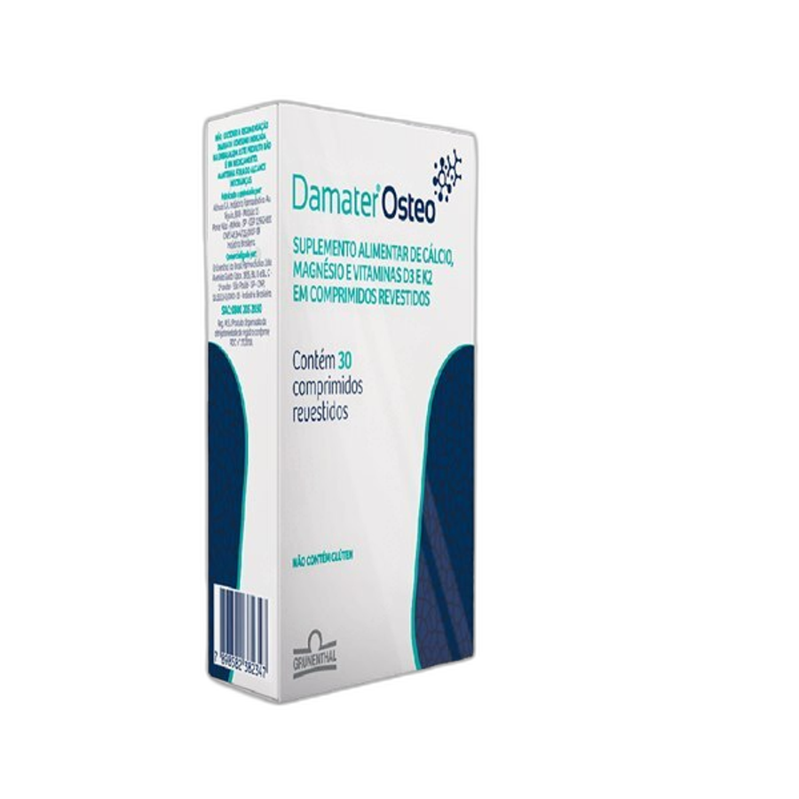 Suplemento Alimentar Grünenthal Damater Osteo 30 Comprimidos