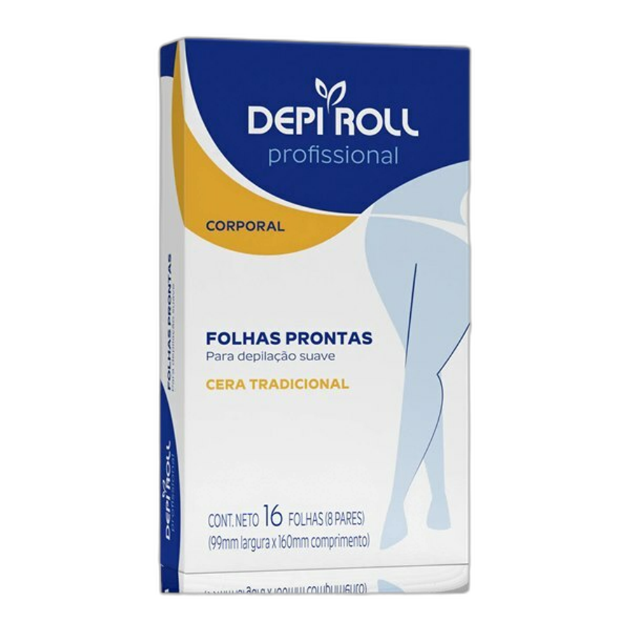 Folha Corporal Pronta Depi Roll Tradicional com 16 Unidades