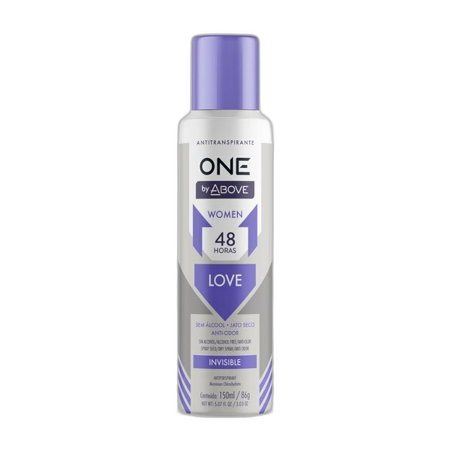 Desodorante Above Aerossol 150ml Fem One By Love