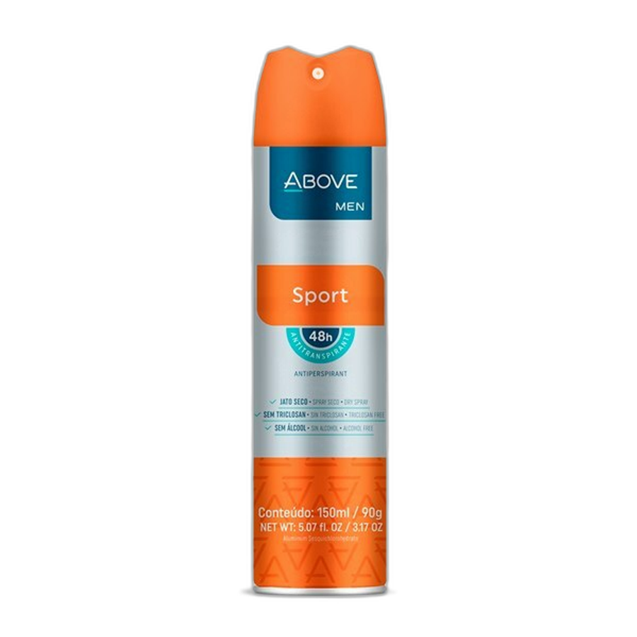 Desodorante Antitranspirante Above Men Classicos Sport 150ml